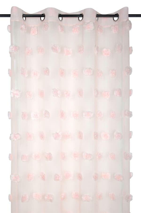 Pompinou gardin 140x260 3D pomponer pink