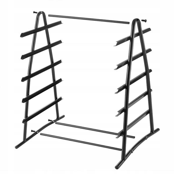 Elegant skrivebordsarrangør med 5 metalskuffer, sort, net