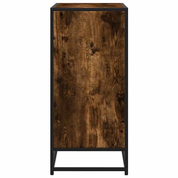 vidaXL kommode, røget eg, 68x35x76 cm, træbaseret materiale