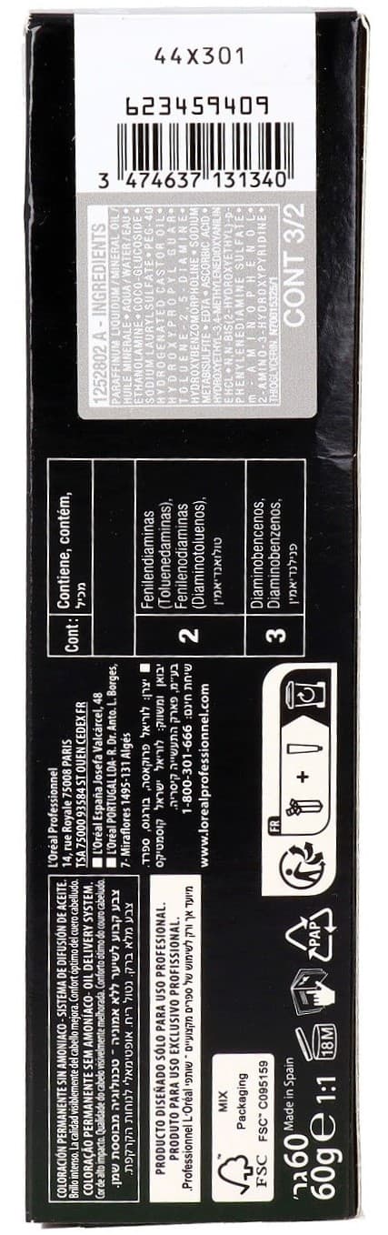 L\'oreal Professionnel Inoa 8.0 Lysblond hårfarve 60 g