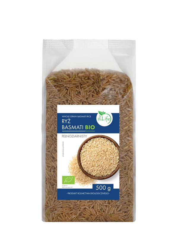 Ekologiskt fullkornsbasmatiris 500 g
