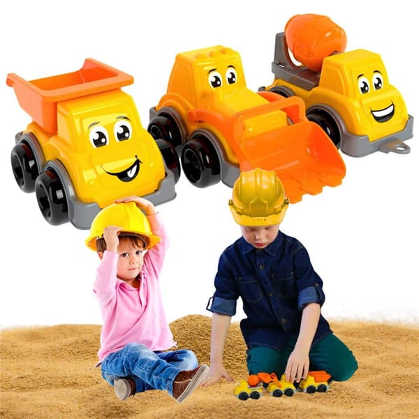 Miniatyrbyggfordon 3 st