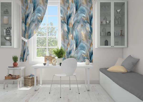 Gardin på tape print 465