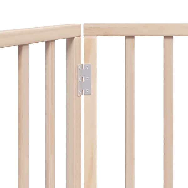 vidaXL foldbart sikkerhedsgitter til hunde, 2 paneler, 160 cm