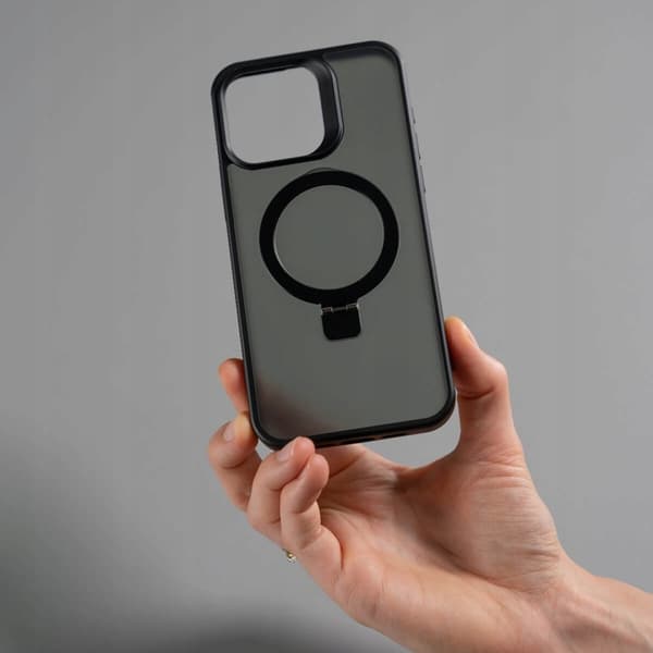 3MK Smoke Case Mag&Stand-etui til Galaxy S25+