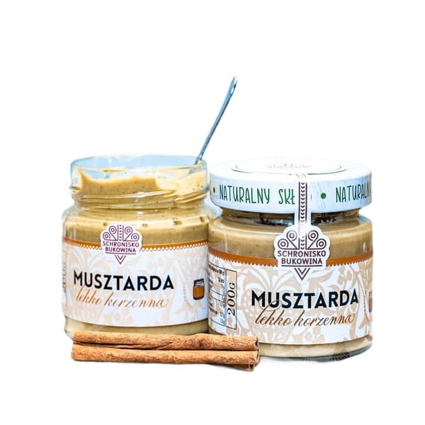 Schronisko Bukowina let krydret sennep 200g
