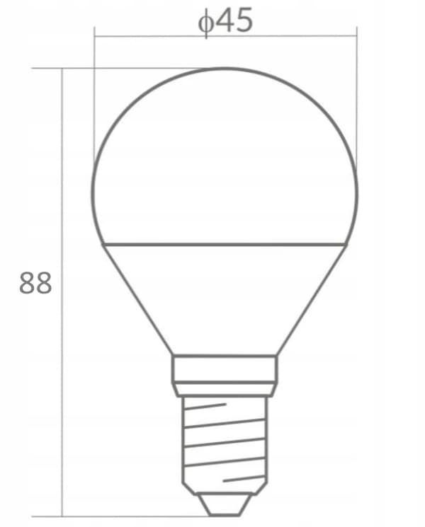 LED-pære, stor E27-gevind, 10W, 3000K, varm hvid