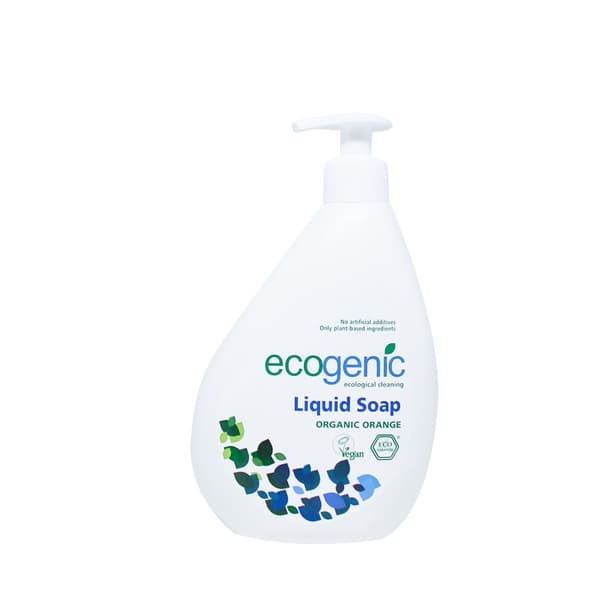 Ekogenisk, Flytande Tvålpump Orange, 500ml