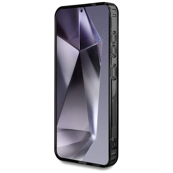 AMG Transparent Rhombs MagSafe-cover til Galaxy S25, sort