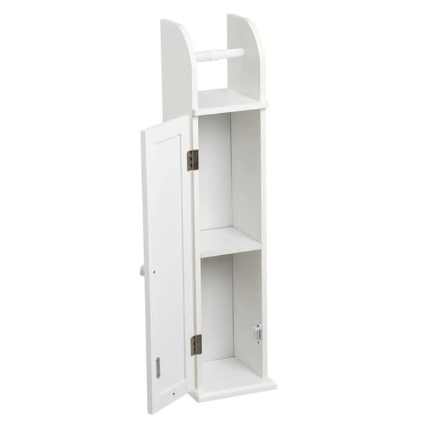 Kylpyhuonekaappi wc-paperitelineellä 79 cm