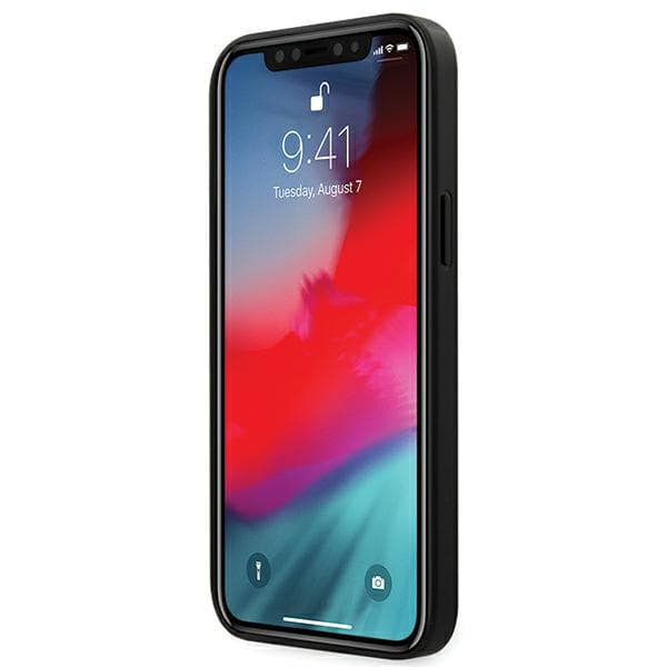 Ferrari Off Track Quiltet Etui til iPhone 12 Pro Max, Sort