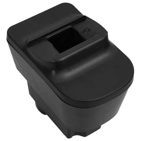 vidaXL bilarmlæn, sort, 11x35x(32-49) cm, ABS