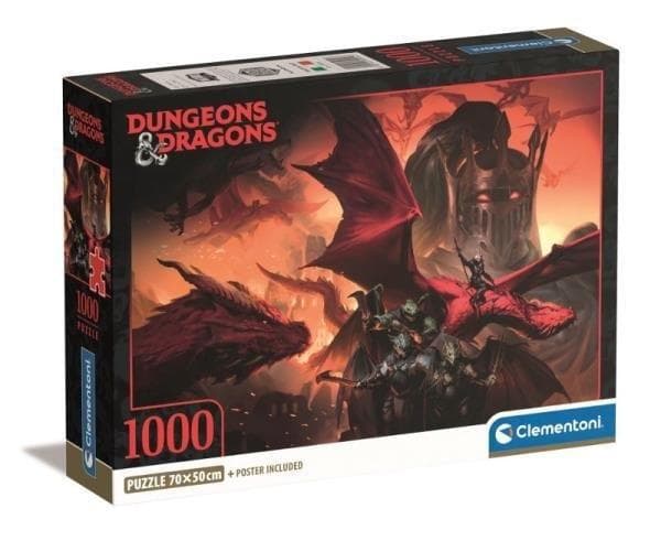 Puslespil 1000 Kompakte Dungeons & Dragons