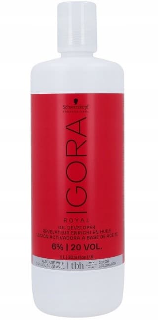 SCHWARZKOPF IGORA OIL DEVELOPER Hapettava 6% 20 tilavuus 1000ml