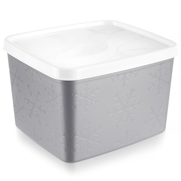 GRÅ MATBEHÅLLARE MED LOCK MATBOX 1,1 L