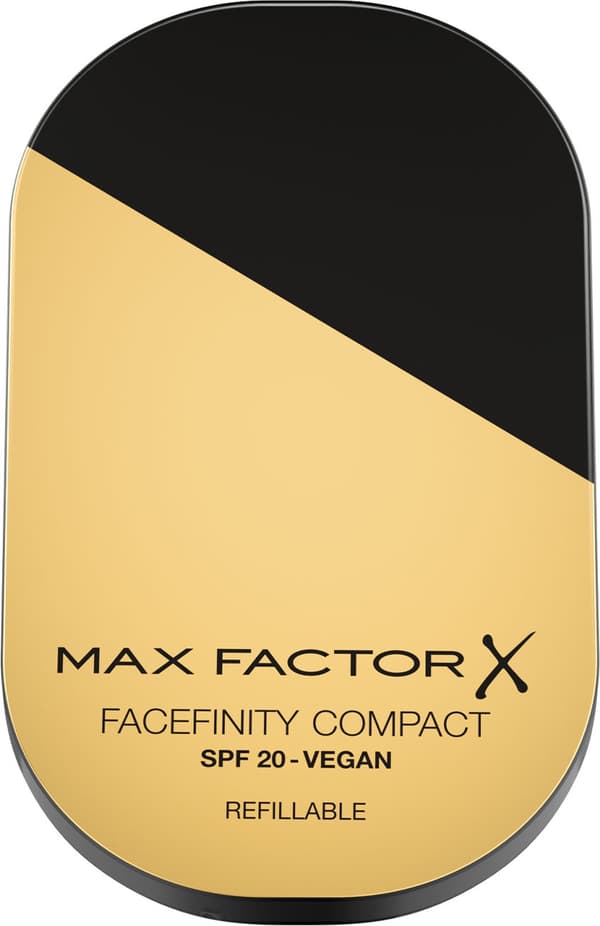 Max Factor Facefinity Genanvendelig Compact SPF 20 01 Porcelæn 10 g