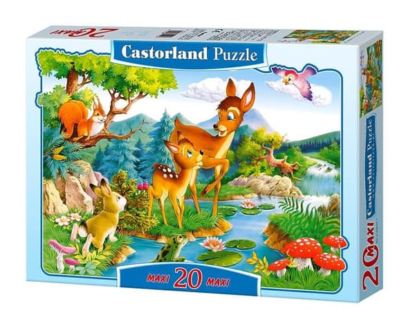 Puslespil 20 maxi - Bambi CASTOR