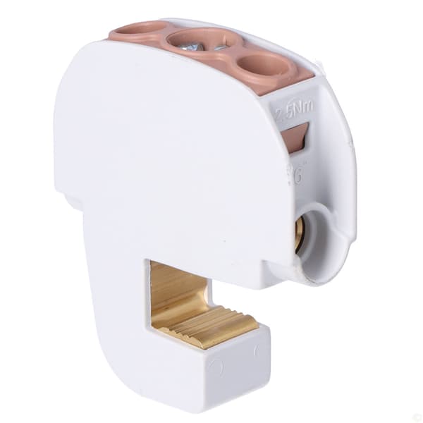 Isoleret skinneterminal SBB 16 86105 simblock, brun