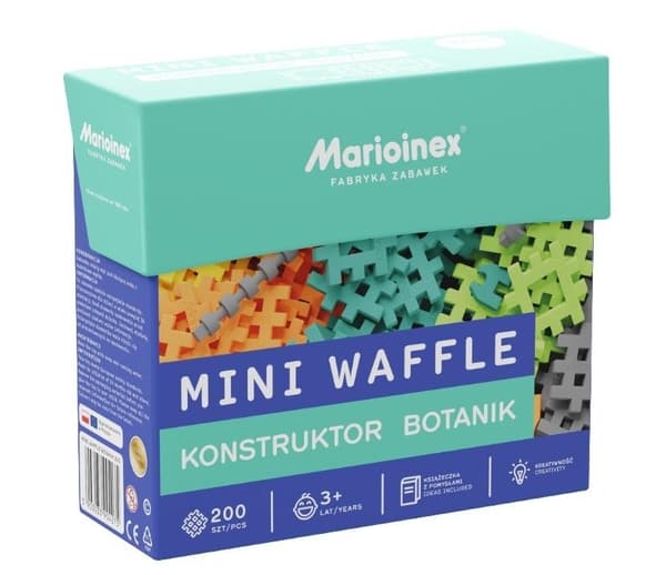Mini vaffel 200 dele Constructor Botanik