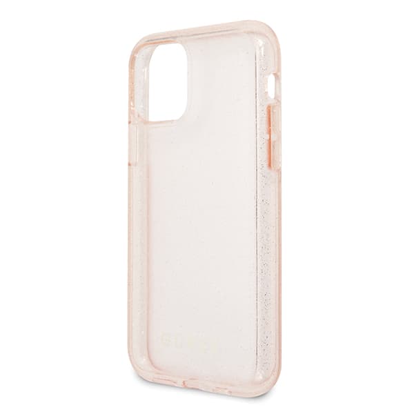 Guess Glitterskal till iPhone 11 Pro Max, Rosa