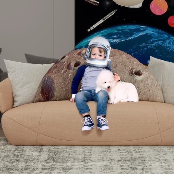 Avlång rullkudde med 3D-mönster