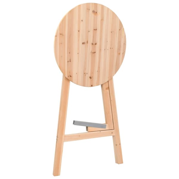 vidaXL Hopfällbart barbord 78 cm granträ