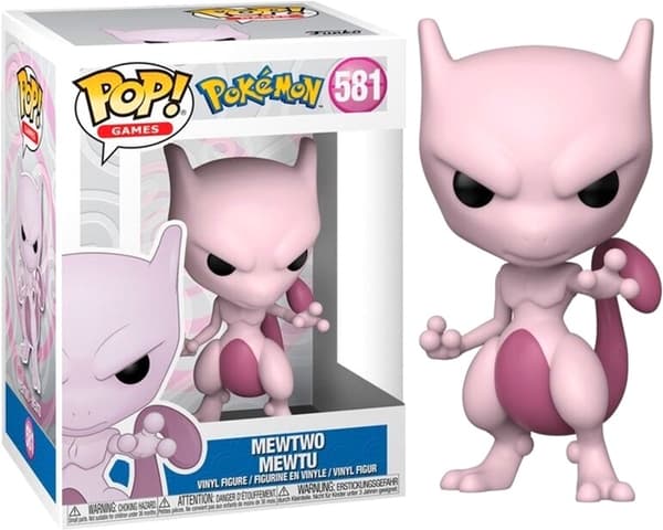 Funko POP Games Pokémon Mewtwo 9 cm Figur
