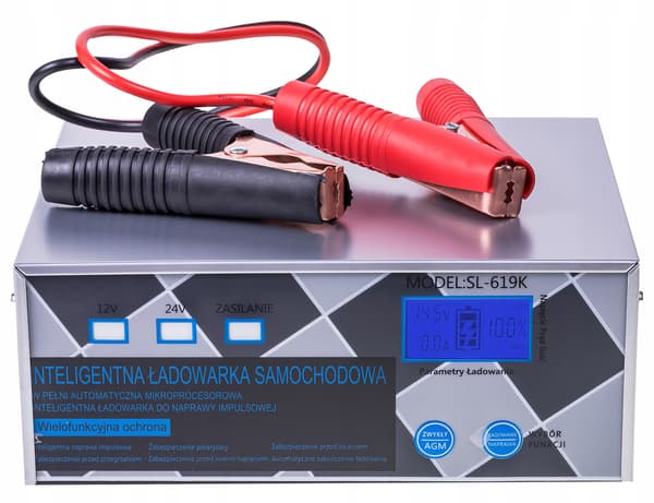 Bilbatterioplader til AGM START-STOP-batterier 24V 12V 20A