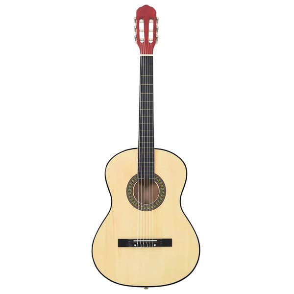vidaXL Klassisk gitarr för nybörjare, 4/4 39", Lindträ