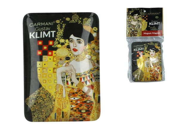 Carmani, kylskåpsmagnet - Gustav Klimt/Adele