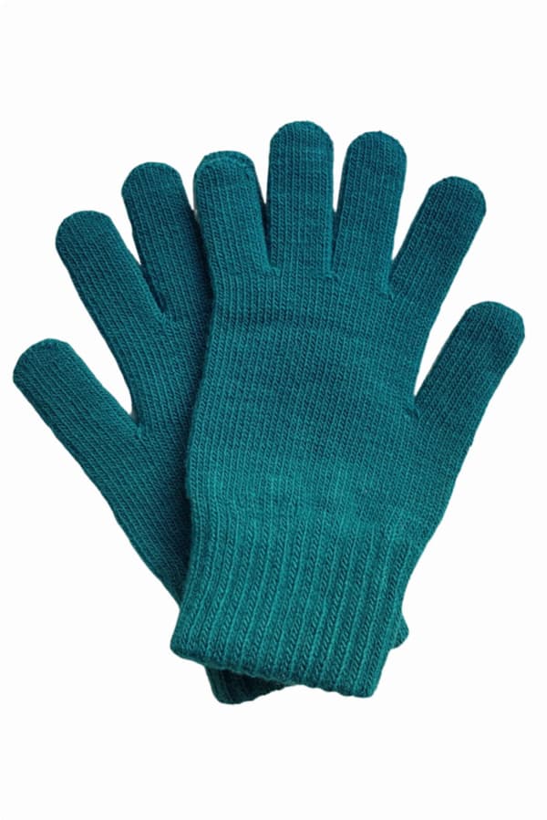 HANDSKAR*04 dam vinterfärg mörk turkos