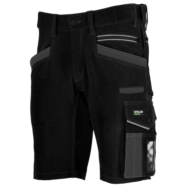 STRETCH LINE S Sorte Arbejdsbukser Shorts STRETCH LINE S Sort Oliven L