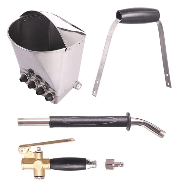 PNEUMATISK PUTSMASKIN D011C med lock + 8 munstycken