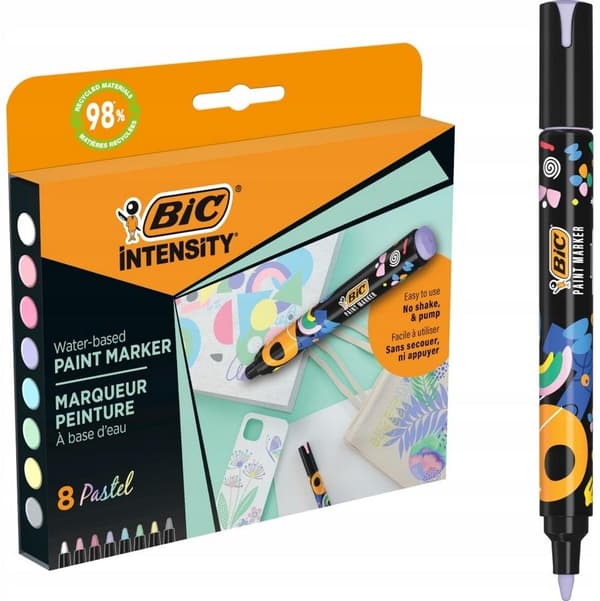 Intensity Pastel Paint akrylpennor mix 8 st