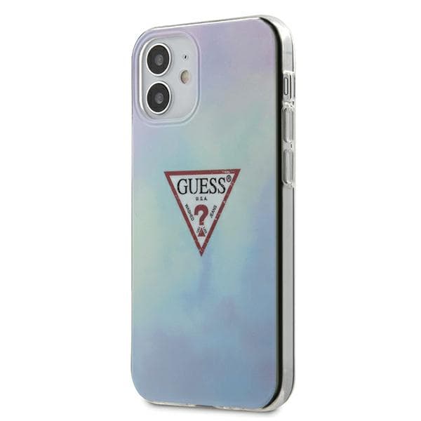 Guess Tie & Die Collection-etui til iPhone 12 mini, blå
