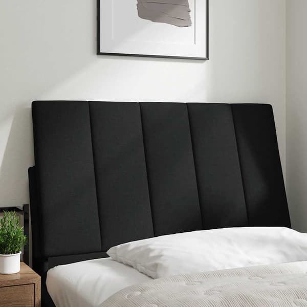 vidaXL hovedgærdehynde, sort, 80 cm, stof