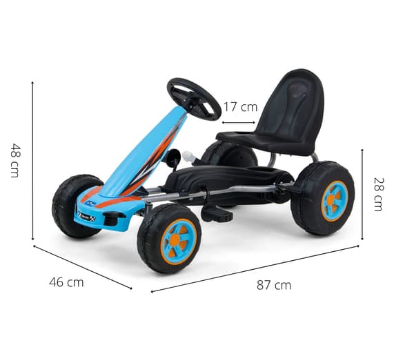 MILLY MALLY 3127 Viper Blå Trampbil