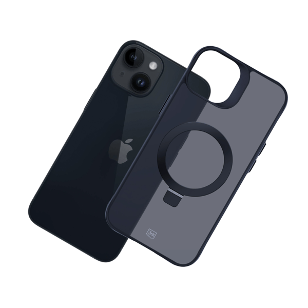 3mk Smoke Case Mag&Stand-skal för iPhone 15 Plus