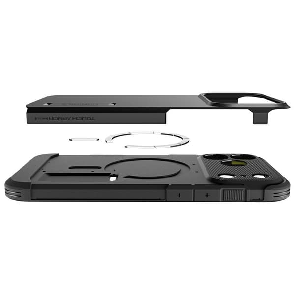 Spigen Tough Armor "T" MAG MagSafe-cover til iPhone 17 Pro Max, sort