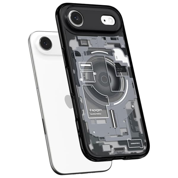 Spigen Ultra Hybrid Mag MagSafe-etui til iPhone Air Zero One, sort