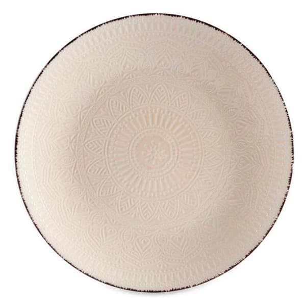 Mattallrik 27 cm MANDALA beige