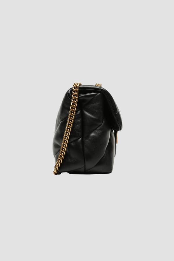 Pinko sort læder damehåndtaske Love Puff Classic