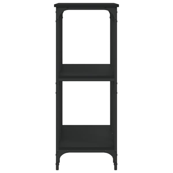 vidaXL konsolbord, sort, 102x35x90 cm