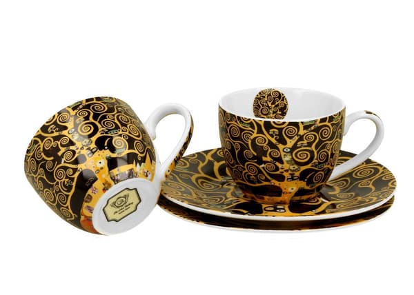 2 Klimt Tree -espressokupin setti
