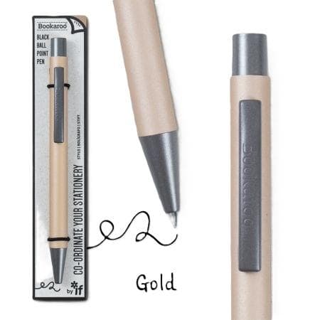Bookaroo guld kuglepen