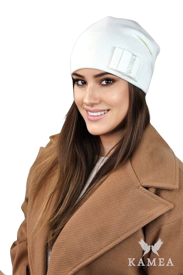 BAZALT damhatt, superkvalitet, ecrufärgad