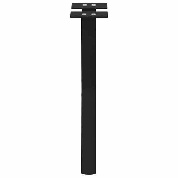 vidaXL sofabordsben, 2 stk., sort, 28x(42-43) cm, stål