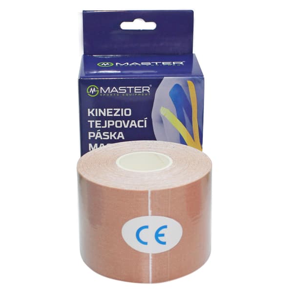 Kinesiologitejp MASTER 5 cm x 5 m - brun