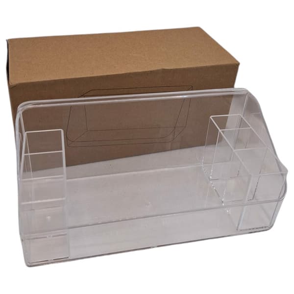 Kosmetikhylla transparent 19x9cm
