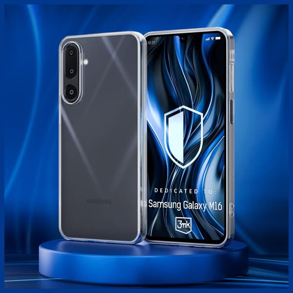 3MK Clear Case för Galaxy M16 5G, transparent